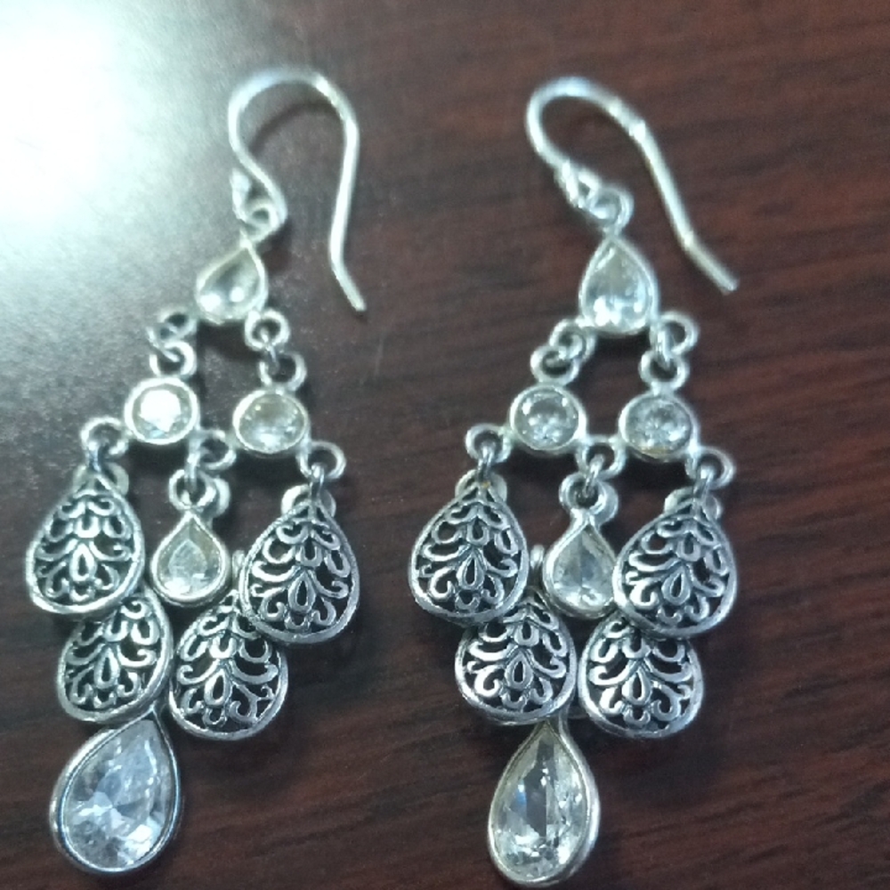 Silpada Elegant Silver Chandelier Earrings